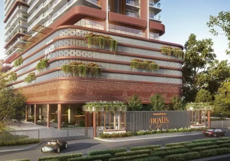 shapoorji the dualis sector 46 gurgaon entrance